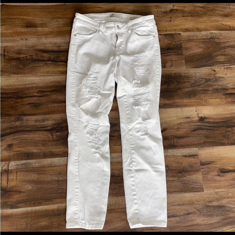 GUESS Crop Mid Jeans